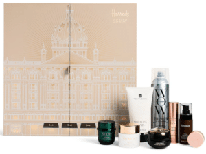 Harrods Beauty Advent Calendar Harrods beauty advent calendar 2026 showing some of the luxury products